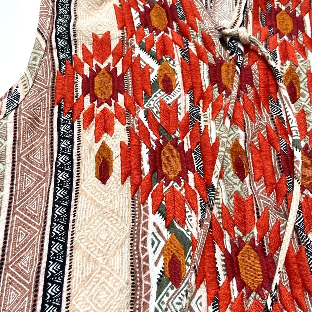THML Embroidered Tribal Tank - Picture 9 of 11
